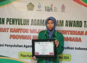 Nur Laila Asal Buton Tengah Wakili Sultra di Ajang PAI Award Nasional 2024
