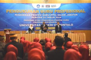 Pengukuhan Guru Profesional PPG UNG Tahun 2024