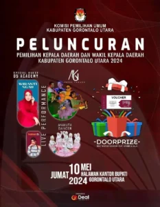 KPU Gorut Resmikan Pilkada, Doorprize Tiket Konser Dewa 19