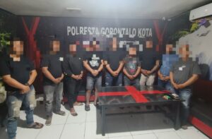 Kasus Perusakan Kantor Finance, Polresta Gorontalo Amankan 9 Pelaku