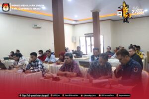KPU Gorut Gelar Sosialisasi Tahapan Pencalonan Pilkada 2024