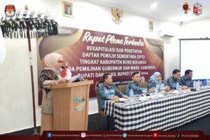 Rapat Pleno KPU Bone Bolango Tetapkan 123.057 DPS