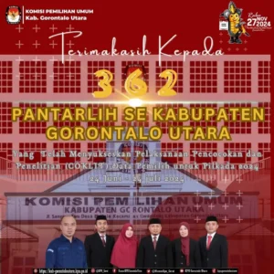 KPU Gorut Mengapresiasi 365 Pantarlih atas Suksesnya Coklit Pilkada 2024