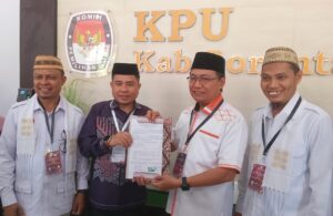 KPU Gorontalo Terima Pendaftaran Perdana Paslon Bupati
