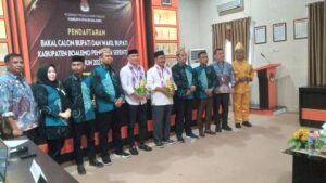 KPU Boalemo Terima Pendaftaran Rum-Lahmudin