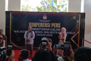 Pasangan RAMAH Resmi Daftar sebagai Calon Wali Kota dan Wakil Wali Kota Gorontalo
