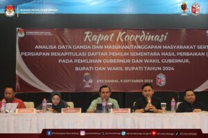 Rakor KPU Bonebol Bahas Masukan Masyarakat dan Data Ganda Pemilih