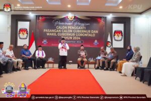 Dokumen Pengajuan Cagub-Cawagub Dinyatakan Lengka oleh KPU Gorontalo