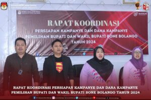 Rapat Koordinasi KPU Bone Bolango Bahas Dana Kampanye Pilkada