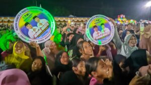 Ribuan Masyarakat Boliyohuto Padati Deklarasi Pasangan Hendra Wasito