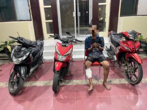 Residivis Curi Motor Saat Pemiliknya Sholat Jumat
