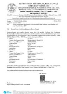Sekdin Pendidikan Begal Kewenangan Kadis Soal Surat di Kementerian