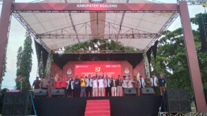 KPU Boalemo Gelar Deklarasi Kampanye Damai Pemilihan Bupati dan Wakil Bupati 2024