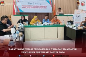 KPU Kabupaten Bonebol Ikuti Rakor Pengawasan Tahapan Kampanye 