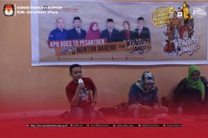KPU Gorontalo Utara Edukasi Santri Tentang Pilkada di Pesantren