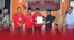 KPU Gorontalo Utara Tetapkan Nomor Urut Calon Pilkada 2024
