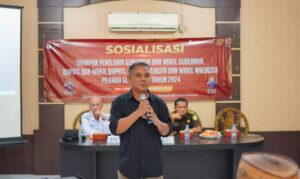 Opan Hamsah Buka Sosialisasi Tahapan Pilkada 2024 di Kecamatan Limboto