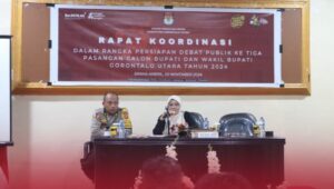 KPU Gorontalo Utara Gelar Rapat Koordinasi untuk Debat Ketiga Paslon Bupati