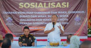 Ketua KPU Provinsi Gorontalo Buka Sosialisasi Tahapan Pilkada 2024 di Bone Bolango
