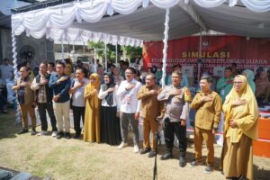 DPRD Kota Gorontalo Apresiasi Simulasi Pemungutan Suara Oleh KPU Kota Gorontalo