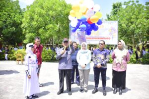 SMP 8 Kota Gorontalo Kampanyekan Anti Plastik dan Perundungan di HUT ke-40
