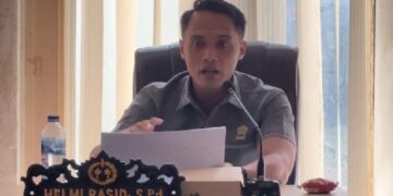 Ketua Komisi I DPRD Kabupaten Boalemo Helmi Rasid, S.Pd