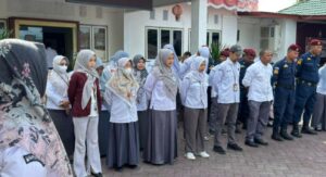 Hendrik Imran Pimpin Apel Pagi Rutin KPU Provinsi Gorontalo