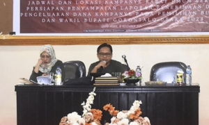 KPU Gorut Ingatkan Parpol Segera Laporkan Dana Kampanye
