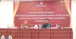 KPU Kabupaten Gorontalo Menggelar Bimtek Terkait SITAB