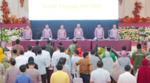 KPU Kabgor Mengikuti Pleno Terbuka Rekapitulasi Tingkat Provinsi