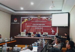 KPU Kabgor Gelar FGD Evaluasi Pemilihan Bupati dan Wabup 2024