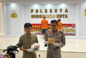 Sembunyikan Narkoba Dalam Boneka, 2 Tersangka Diamankan Polresta Gorontalo Kota