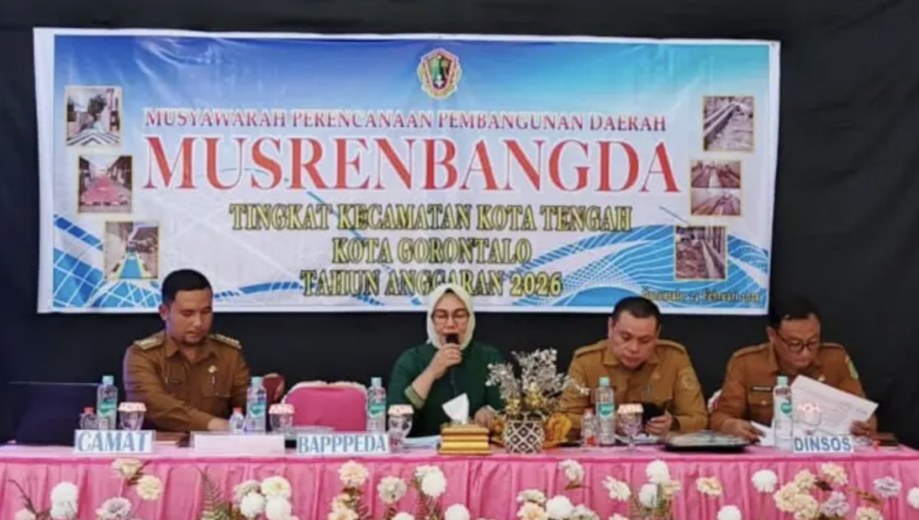 Pembangunan Kota Gorontalo 2026, Musrenbang Bahas Aspirasi Masyarakat