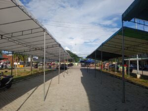Harga Sewa Tenda di Pasar Senggol Limboto Capai Rp2 Juta