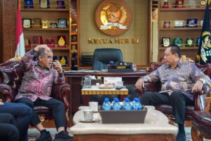 Pertemuan Kedua Gusnar dan Muzani Bahas Komitmen Pembangunan
