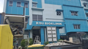 Langgar Perda, Bangunan di RS Bioklinik Dibongkar Mandiri