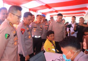 Polda Gorontalo Gelar Bakti Kesehatan Sambut Hari Bhayangkara ke-79