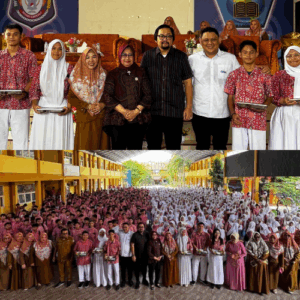 Dukung Program Prabowo, Erwin Ismail Hadiri Launching MBG di SMAN 1 Gorontalo