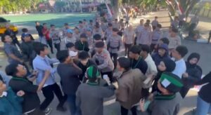 Aksi Damai di Mapolda Dibalas Makian dan Kekerasan, HMI Gorontalo Kecam Represifitas Aparat