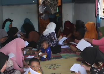 Suasana WIRE-G Saat Melakukan Pelatihan di Dua Desa di Kecamatan Asparaga, Kab. Gorontalo, Provinsi Gorontalo