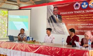UNG Beri Penguatan Aparat Desa Tuloa dalam Penyusunan RAB Berbasis AHSP