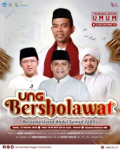 UAS Akan Hadir di UNG Bersholawat, Perkuat Spiritualitas dan Ukhuwah di Kampus
