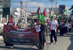 Gorontalo Melawan Genosida, Jalan Sehat Jadi Aksi Solidaritas Palestina