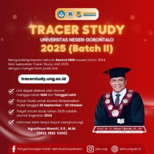 UNG Ajak Alumni 2024 Berpartisipasi di Tracer Study 2025 Batch II
