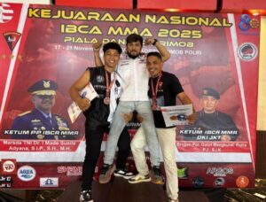 2 Atlet Gorontalo Borong Perunggu, Harumkan Daerah pada Kejurnas IBCA MMA Piala Dankor Brimob