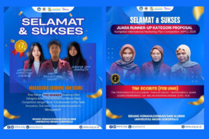 Mahasiswa FEB UNG Sabet Dua Penghargaan Internasional
