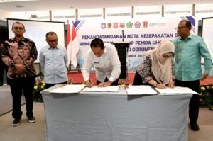 Gusnar Ismail Teken MoU UHC Prioritas, Jamin Akses Kesehatan Warga Gorontalo