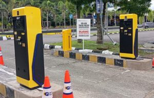 Sistem Parkir TITO di Bandara Djalaluddin Gorontalo Mulai Berlaku
