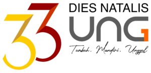 Logo Dies Natalis UNG ke-33 Simbol Perjalanan dari STKIP ke Universitas Negeri