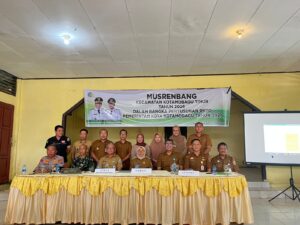 Musrenbang Kecamatan Kotamobagu Timur dan Selatan Perkuat Tata Kelola Pemerintahan Daerah